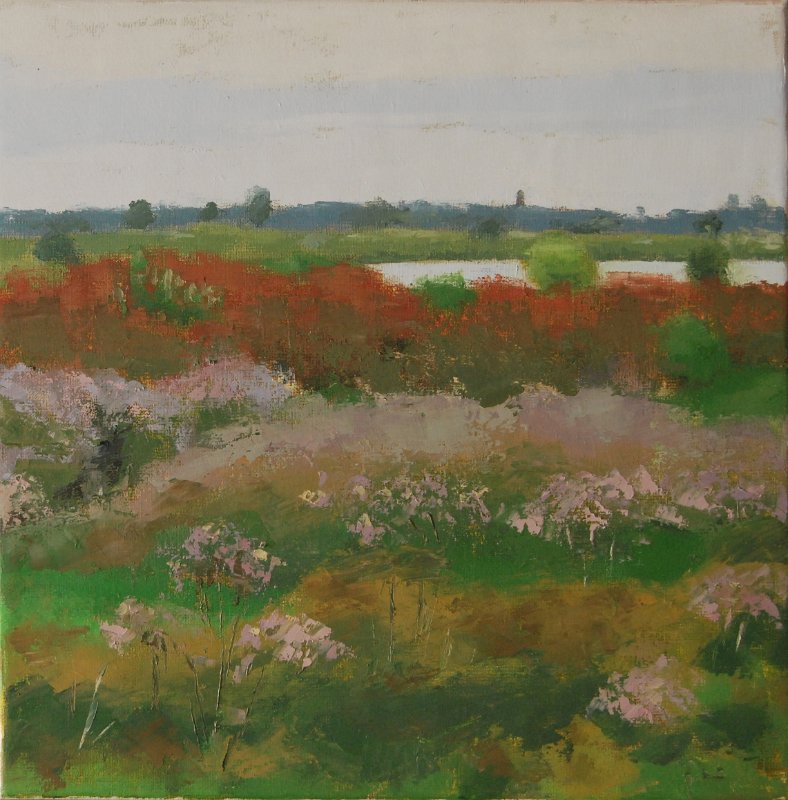 24131 Kerk van Midwolde 40 x 40 2024x