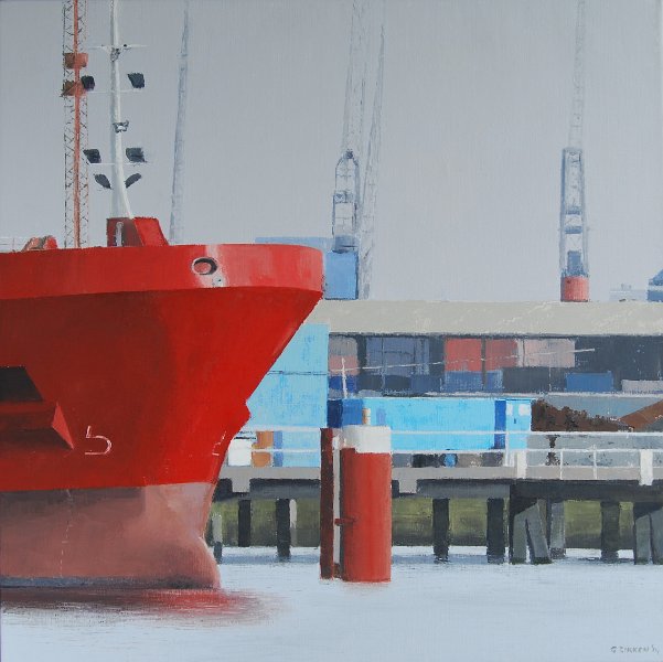 14211 Rode boeg 90 x 90 2014