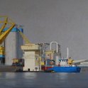 14217 Haven met gele kraan 100 x 150 2014