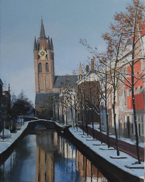 12202 Oude kerk Delft 100 x 80 2012
